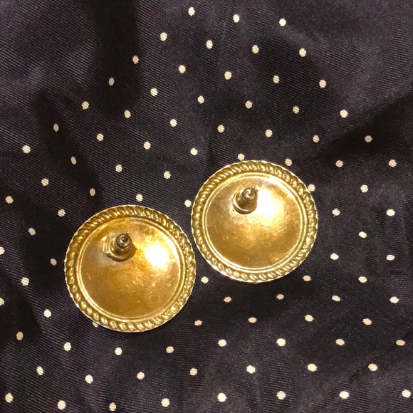 Vintage Colourful Swirl Costume Earrings - Picture 5 of 6